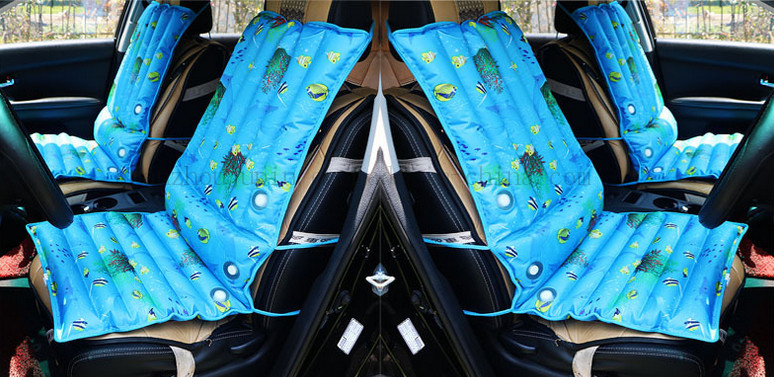 OEM Cool Water Car Seat Cover Full Set Back Cushion