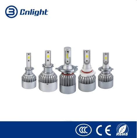 High Lumen 4300K/ 6000K 26W H1 H3 H4 H7 H11 880 9005 9006 H13 9004 9007 Car LED Auto Lamp C6 Headlight