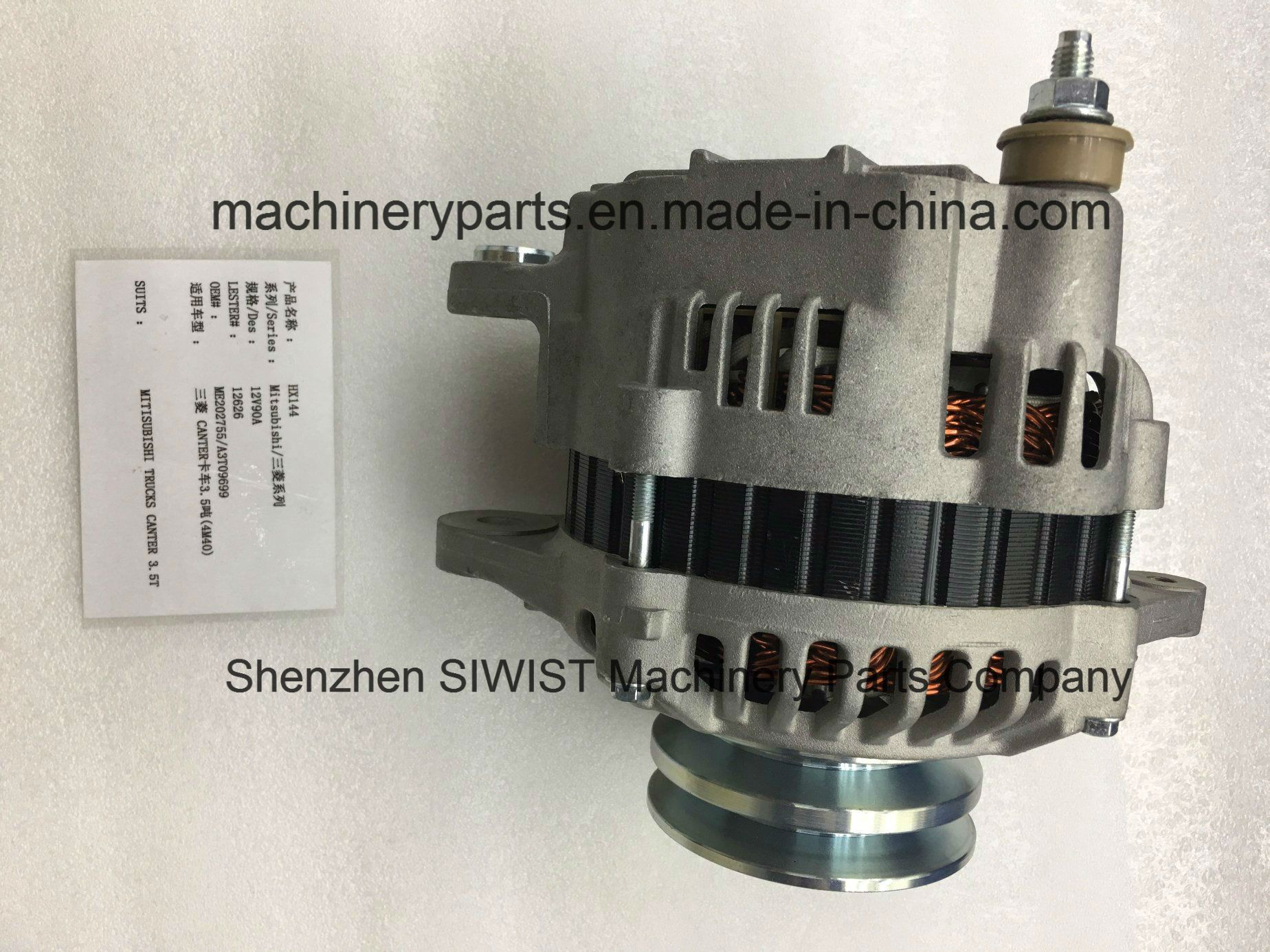 Alternator Lester12626 Me202755 A3t09699 A3t09198 A3t09199 Me201745 Me201837 Ja1375IR Ja1376IR for Mitisubishi Trucks Canter 4m40 4m41 Engine