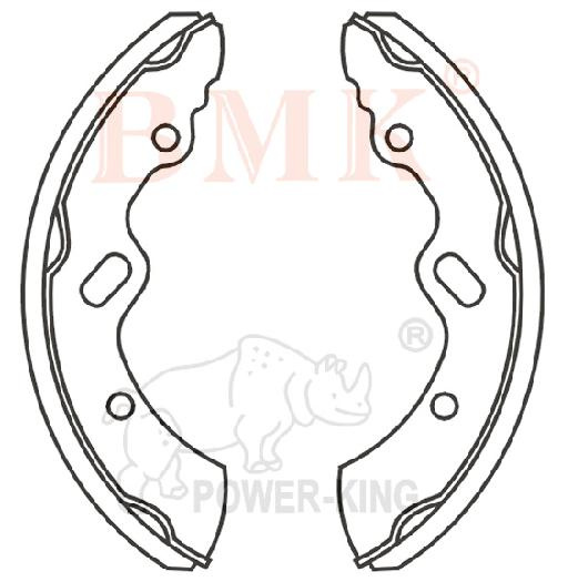 Hot Sales and High Quality Brake Shoe (K6722)