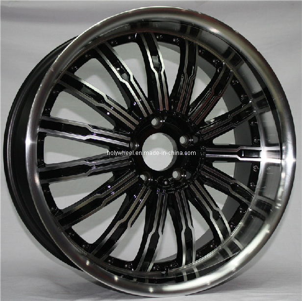 Auto Alloy Wheel/Wheel Rims with Machined Face (HL243)