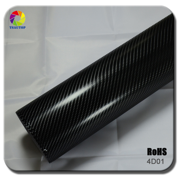 Super Real 4D Carbon Fiber Vinyl Car Wrap Film
