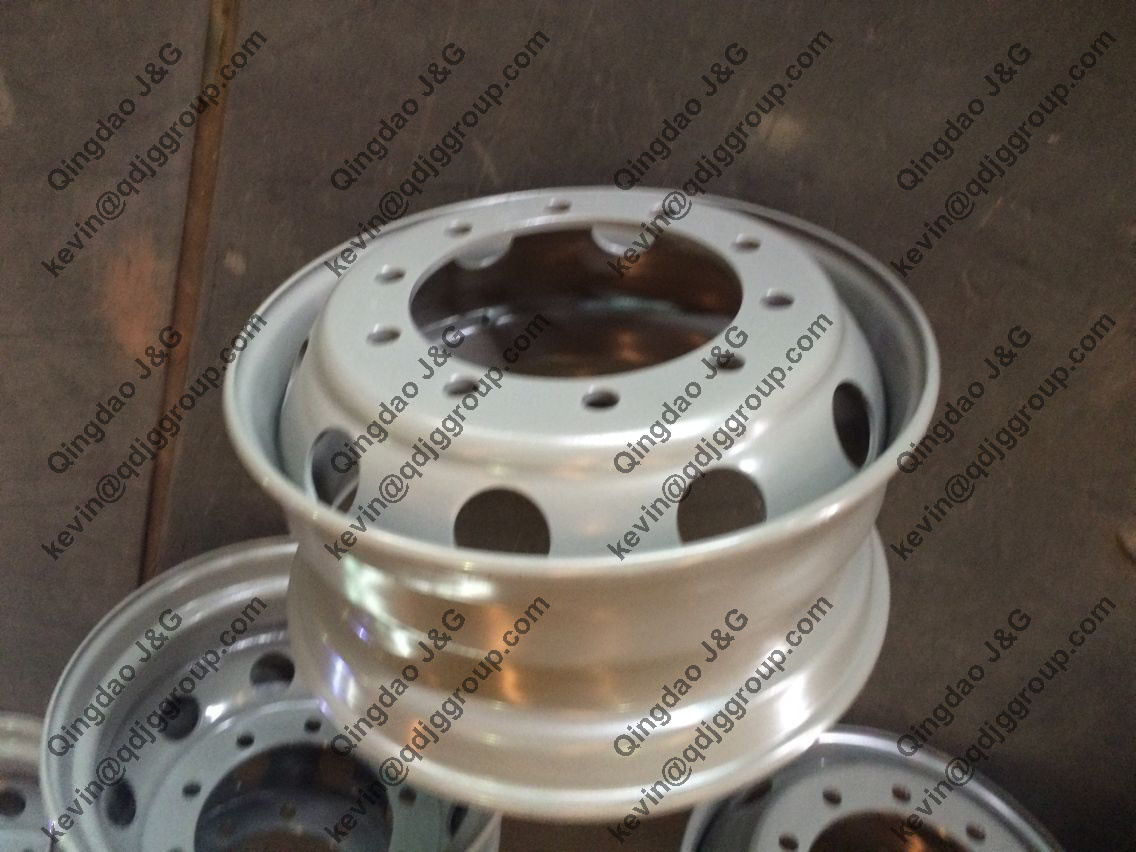 Truck Rim 19.5X7.50 for TBR Tyre 265/70r22.5 Steel Alloy Wheel