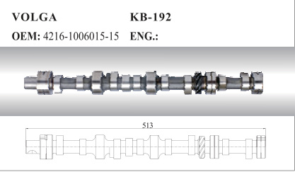 Auto Camshaft for Volga (4216-1006015-15)