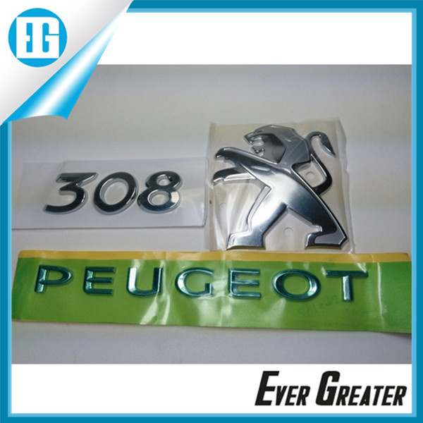 Customized Embossed Car Sticker Emblems with 3m Glue Adhesive
