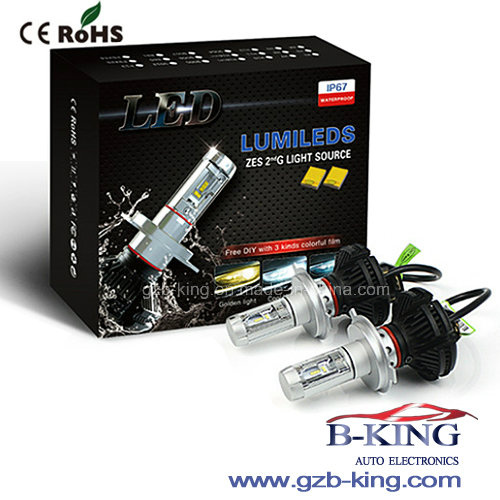 Super Bright Phi-Zes H4 Hi/Low 6000lm LED Car Headlight