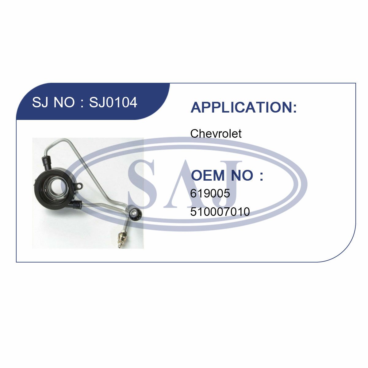 Slave Cylinder for Chevrolet 510007010 619005