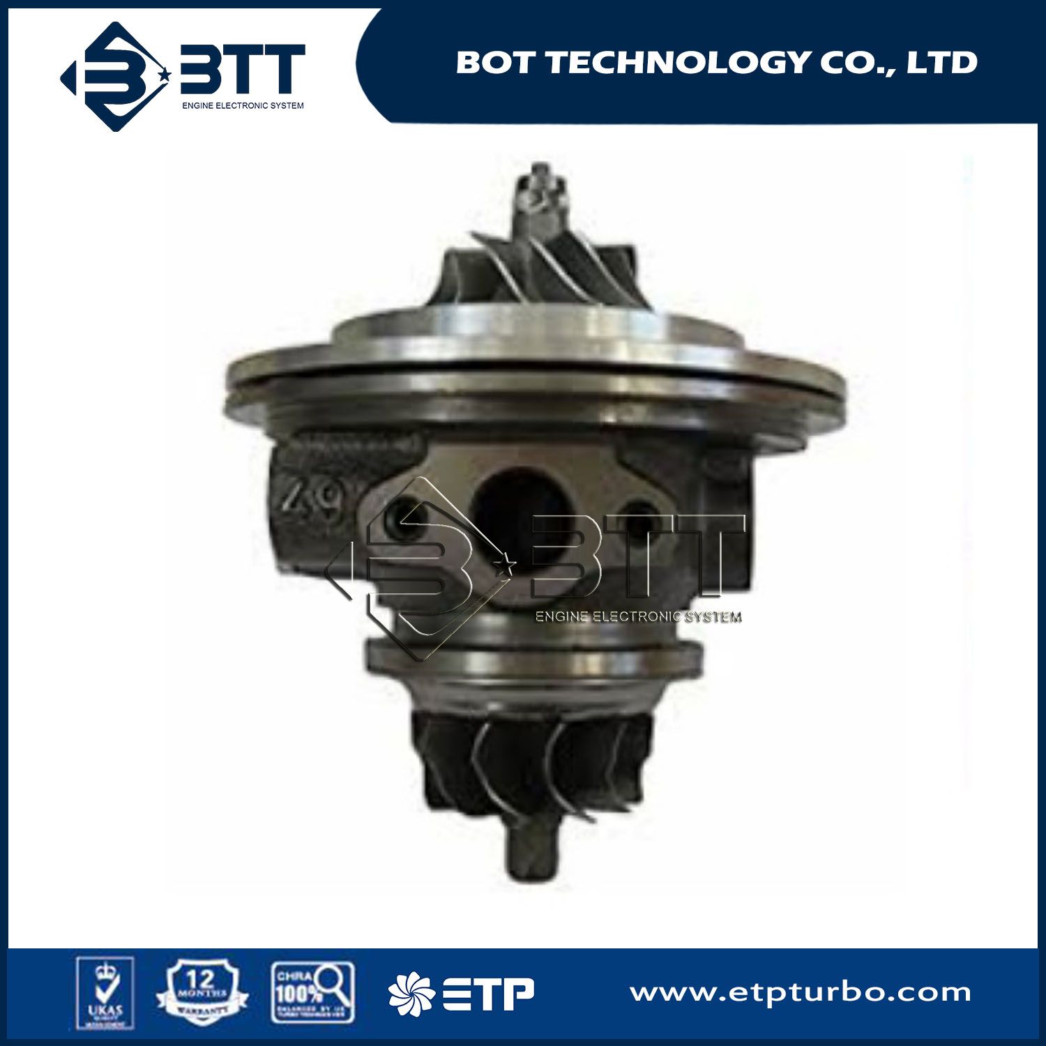 Turbocharger Core Cartridge Chra 53039700011 K03	53039700011	VW	Golf Agu