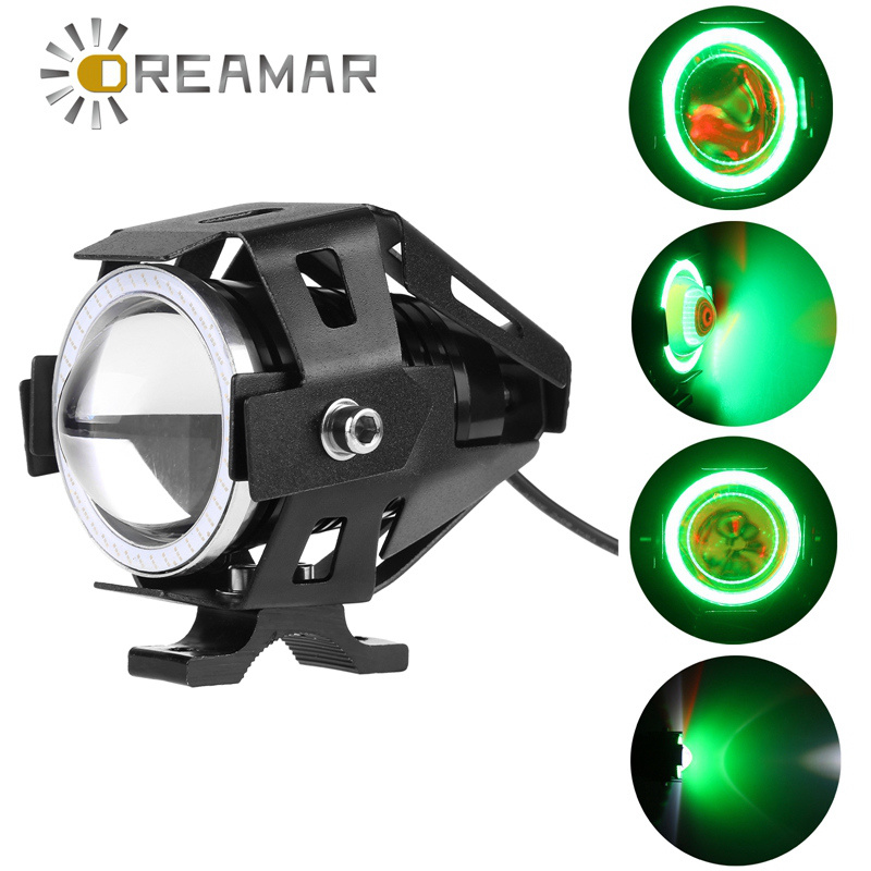 U7 LED Headlight for Motor with Eye and Angel Eye