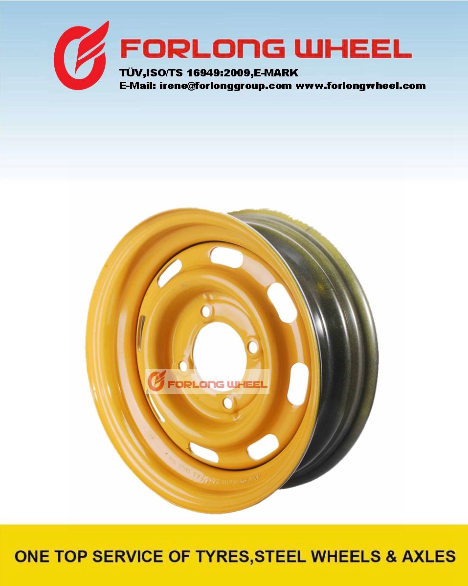 4X115 European High Speed Trailer Steel Wheel