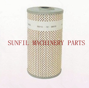 Hydraulic Oil Filter for Komatsu 6610-72-8600