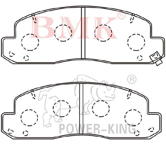 Hot Sales Brake Pad (D2148) for Toyota