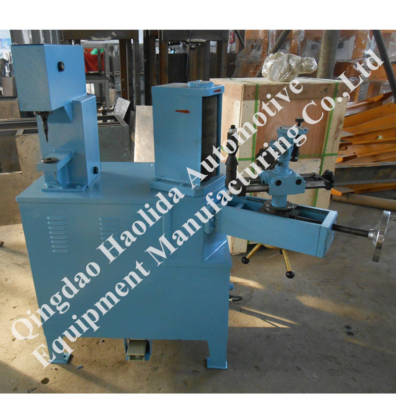Automobile Brake Lining Rivet and Grind Machine