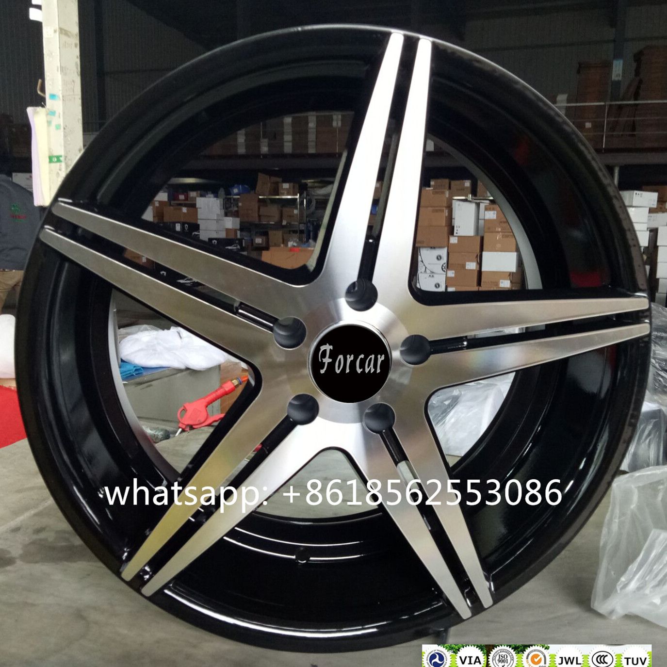 20*8.5inch Black Machine Face Wheel Car Wheel Alloy Wheel