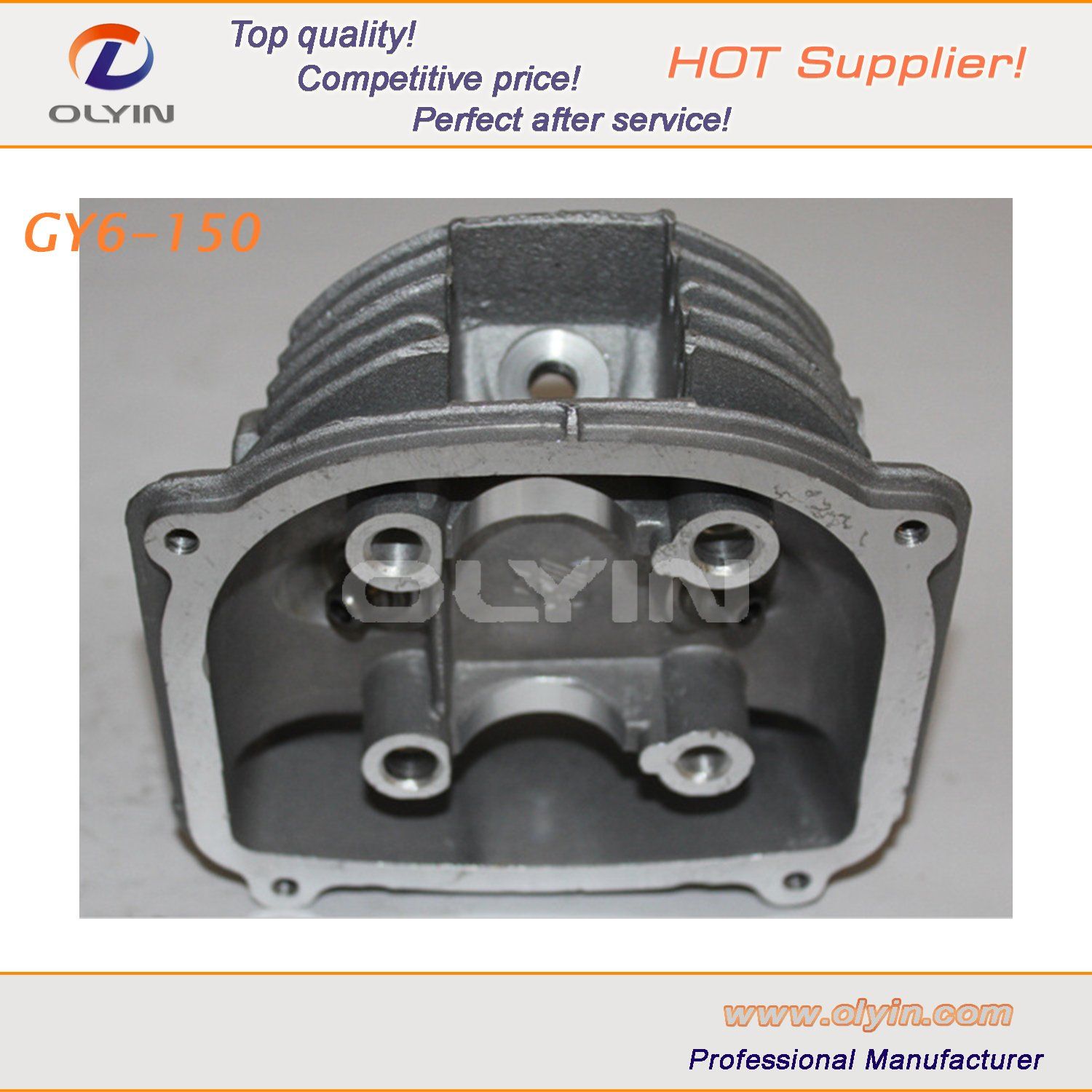Motorcycle Engine Parts Cylinder Head for Gy6-150