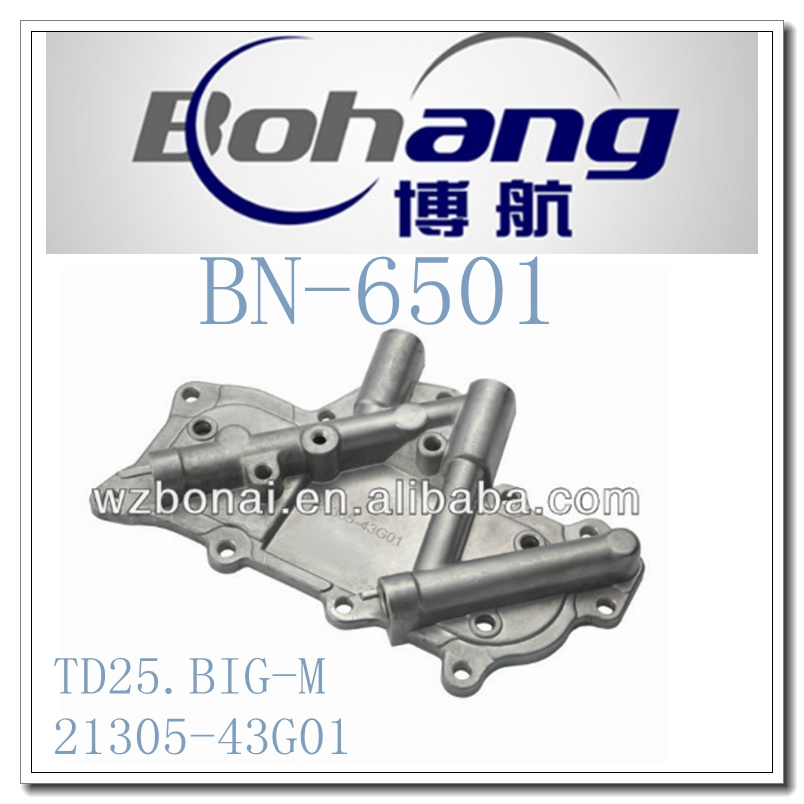 Bonai Engine Spare Part Nissan Td25 Big-M Oil Cooler Cover (21305-43G01)