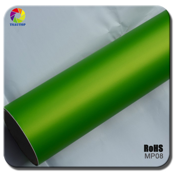 Tsautop Apple Green Matte Pearl Vinyl &Ice Film