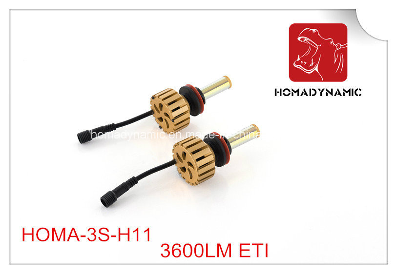 Yellow3000k/White6000k/Blue10000k LED Headlight 7200lm 60W H11 LED Headlight