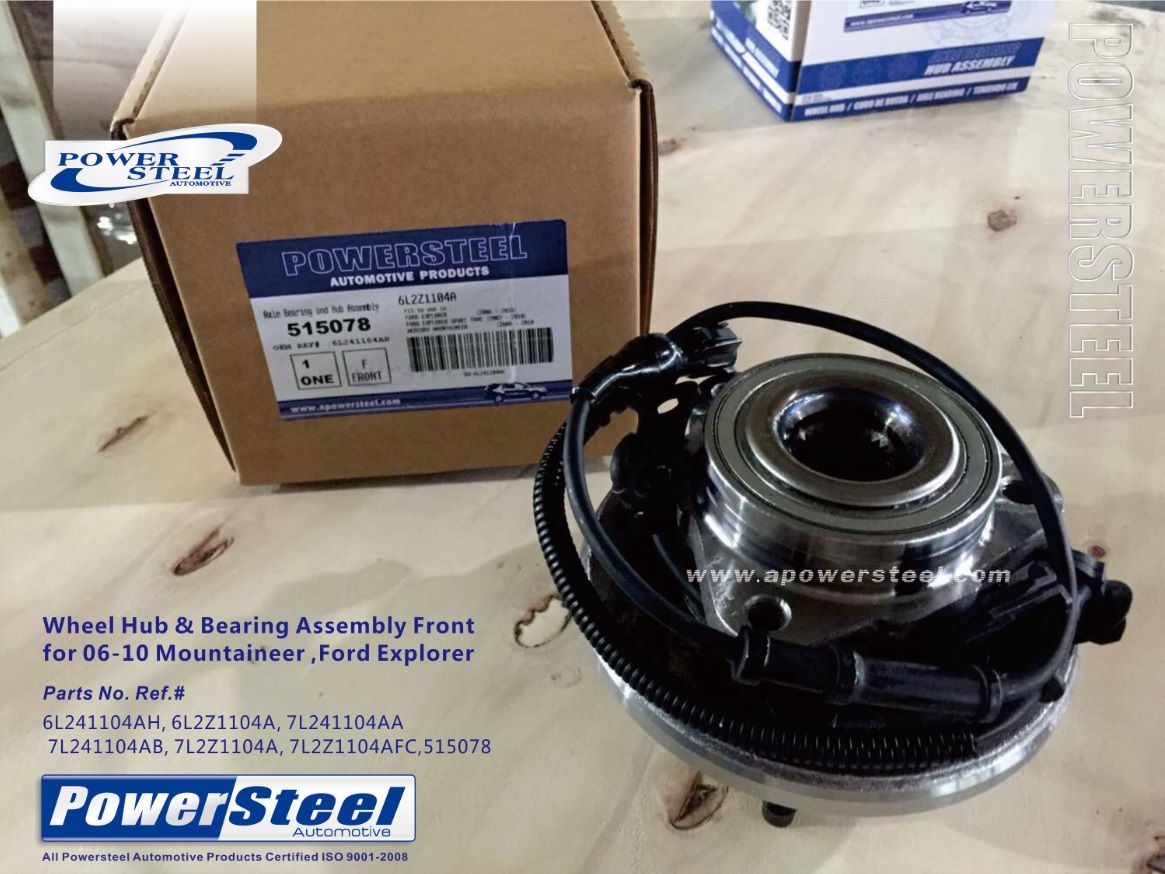 6L241104ah, 6L2z1104A, 7L241104AA, 7L241104ab, 7L2z1104A, 7L2z1104afc, 515078-Powersteel -Hub Bearing