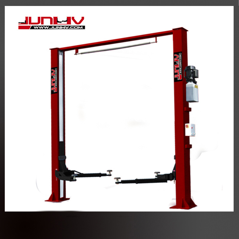 2 Post Car Lift with Electrical Release From One Side