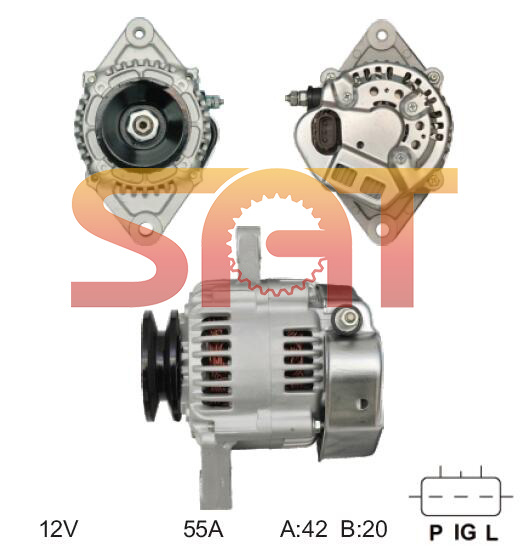 Nippondenso Alternator 1012112951 12352