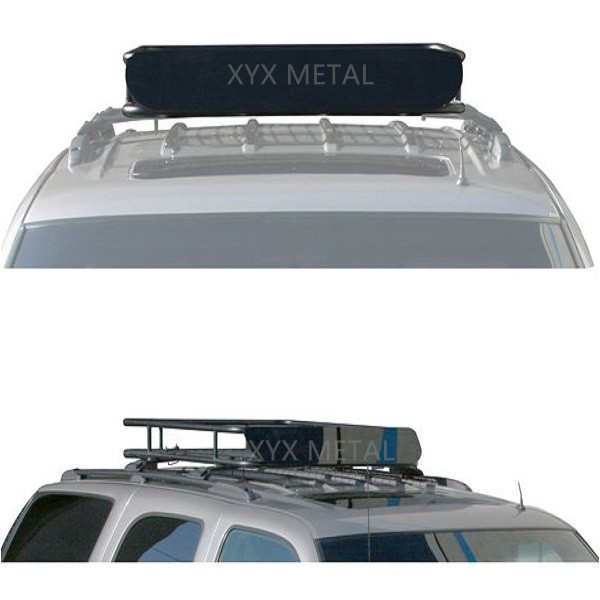 Black Steel Roof Rack Tent Roof Basket for Baggage