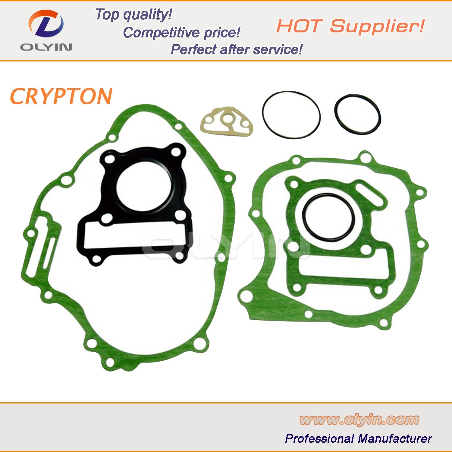 Motorcycle Engine Parts Motorcycle Gasket Kit for Crypton