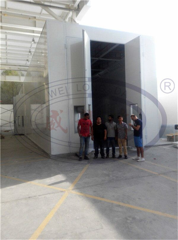 Custom-Made15m Bus Spray Painting Booth with Rolling Door