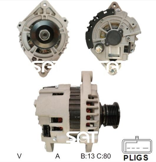 Delco Alternator 96224431 96252547 Ca1385IR Ca1385IR