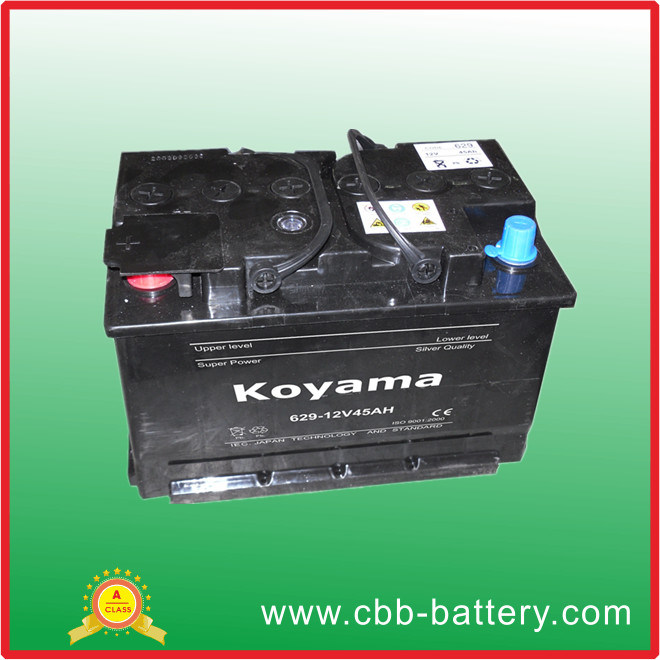 629-12V45ah Maintenance Free Car Battery