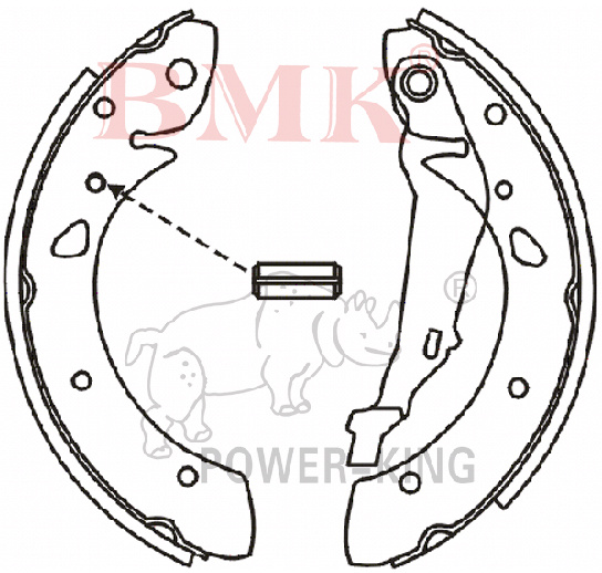 Preminum Brake Shoe (K2347) for Toyota