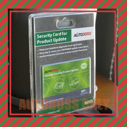 Autoboss V30 Update Card, 12 Months Update Card for Autoboss V30/V30 Elite/Pcmax