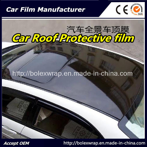 Black Car Roof Protective Film, Car Wrap Vinyl Film, Car Roof Film for Wrapping 3 Layers