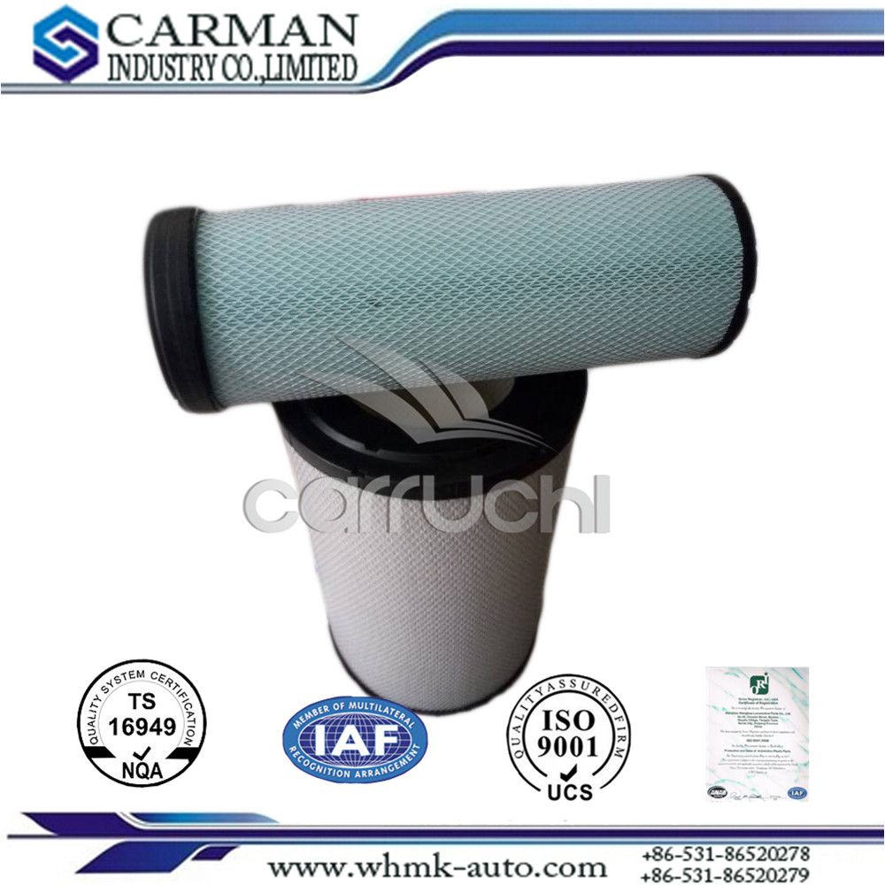 Donaldson Air Filter Replacemant P532501 P532502 for Cat, Kumatsu, High Quality PU Air Filter