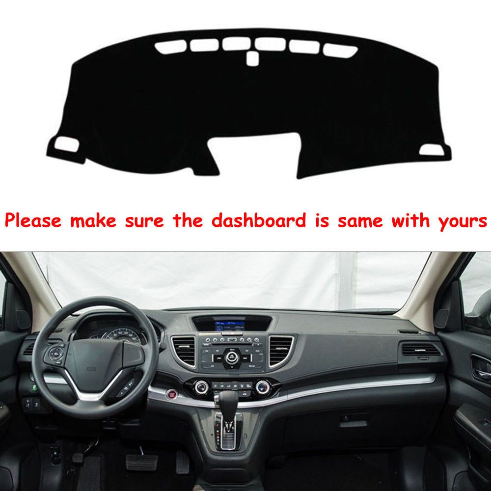 Dashmat Dashboard Mat Carpet Sun Cover Car Interior for Honda CRV Year 2012-2016
