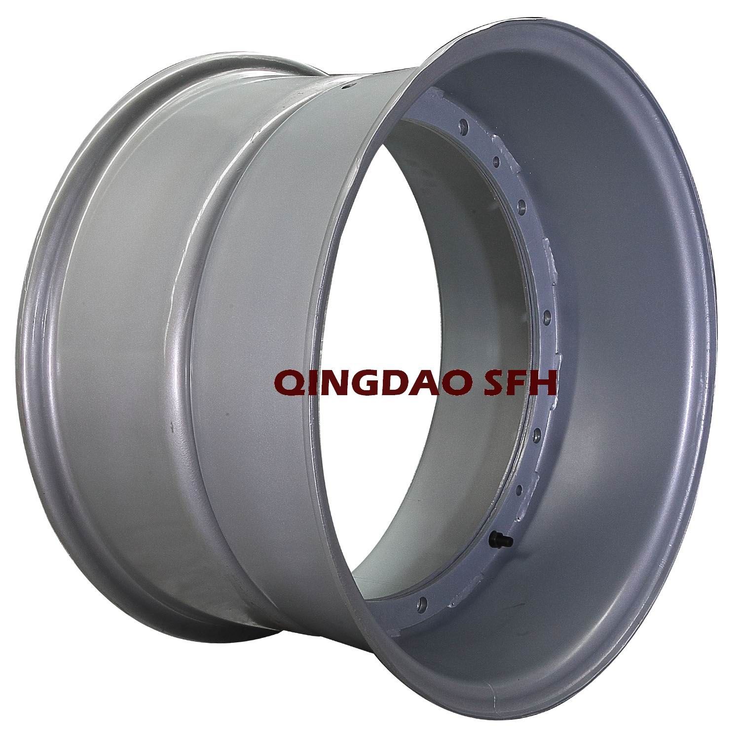 Grey Competitive Steel Wheel Rim for Harvest Tractor (Model 14-24)