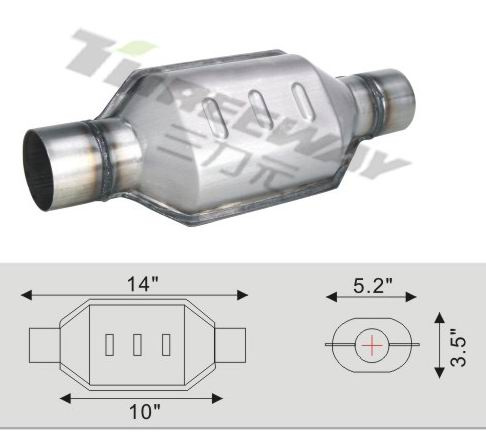 Exhaust Performance Catalytic Converter Euro4 for Small Cars & Trucks