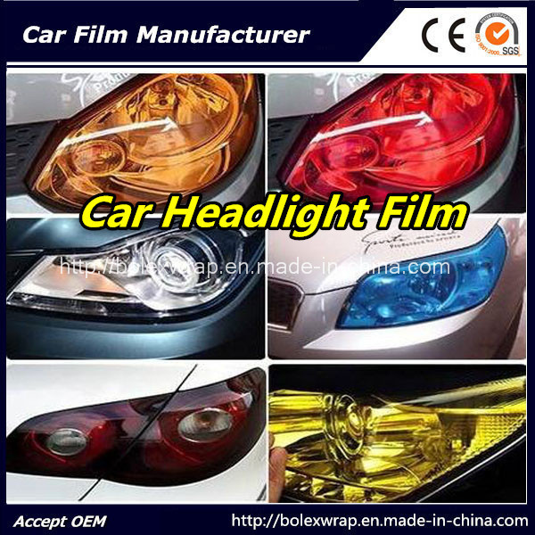 Self-Adhesive Car Headlight Tint Vinyl Films 30cmx9m