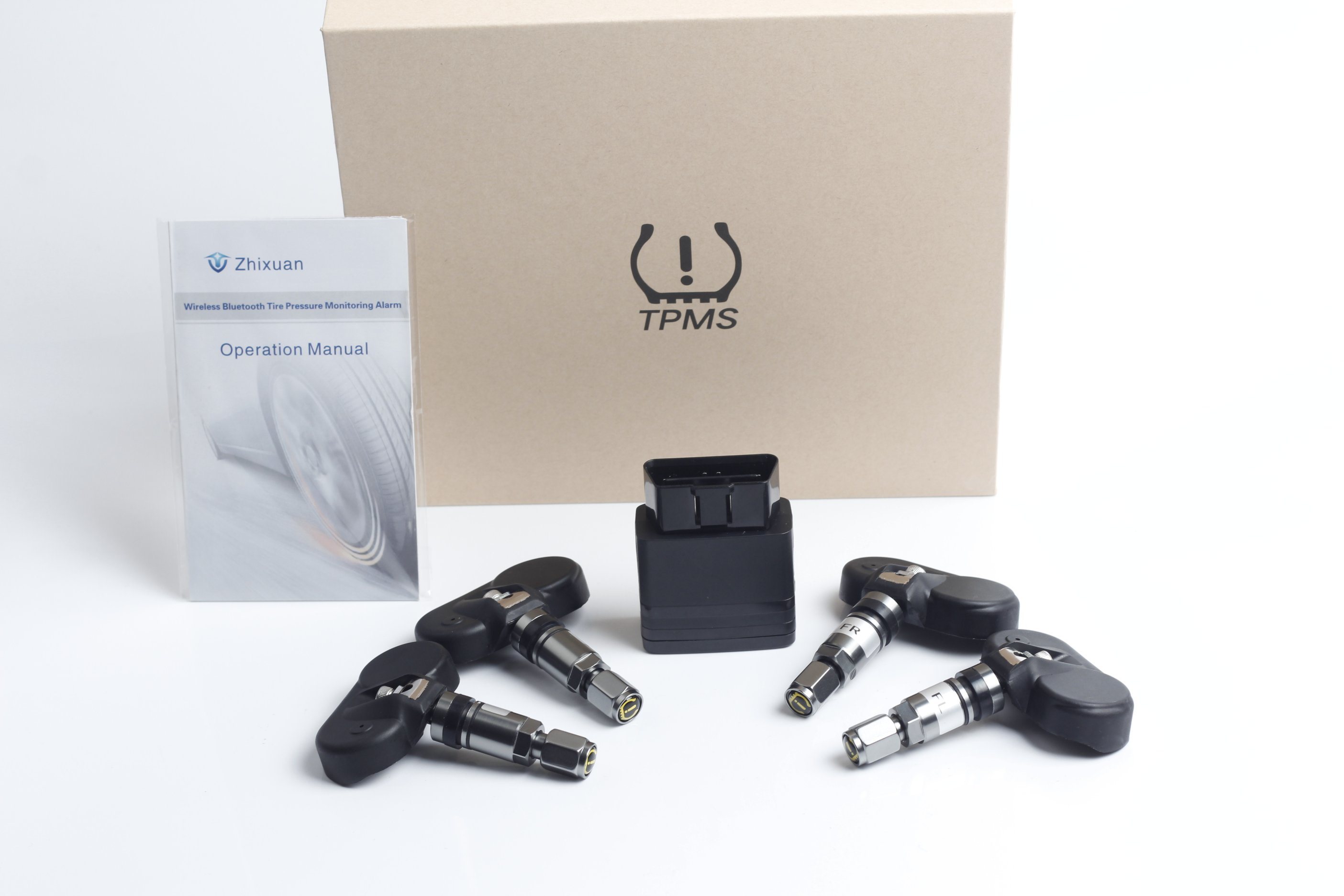 Bluetooth Tire Pressure Monitoring System Compatible with Android and Ios System