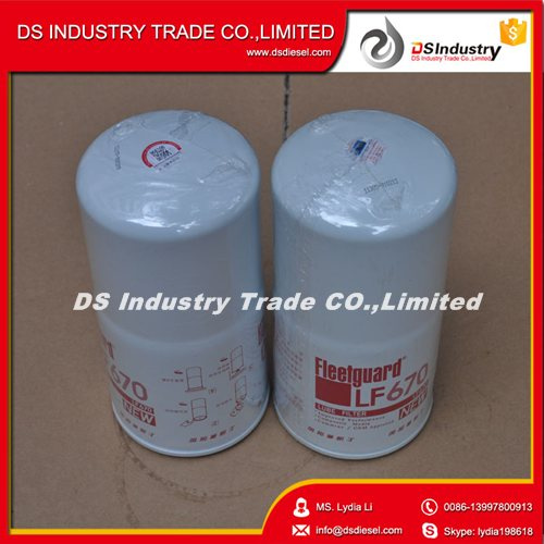 Oil Filter Lf670 for Cummins Engine Parts