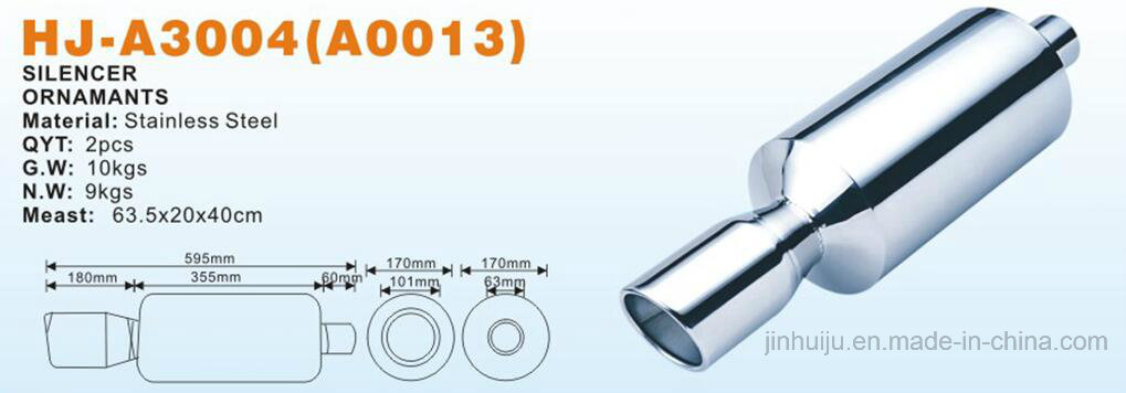 Universal Car Stainless Steel Muffler