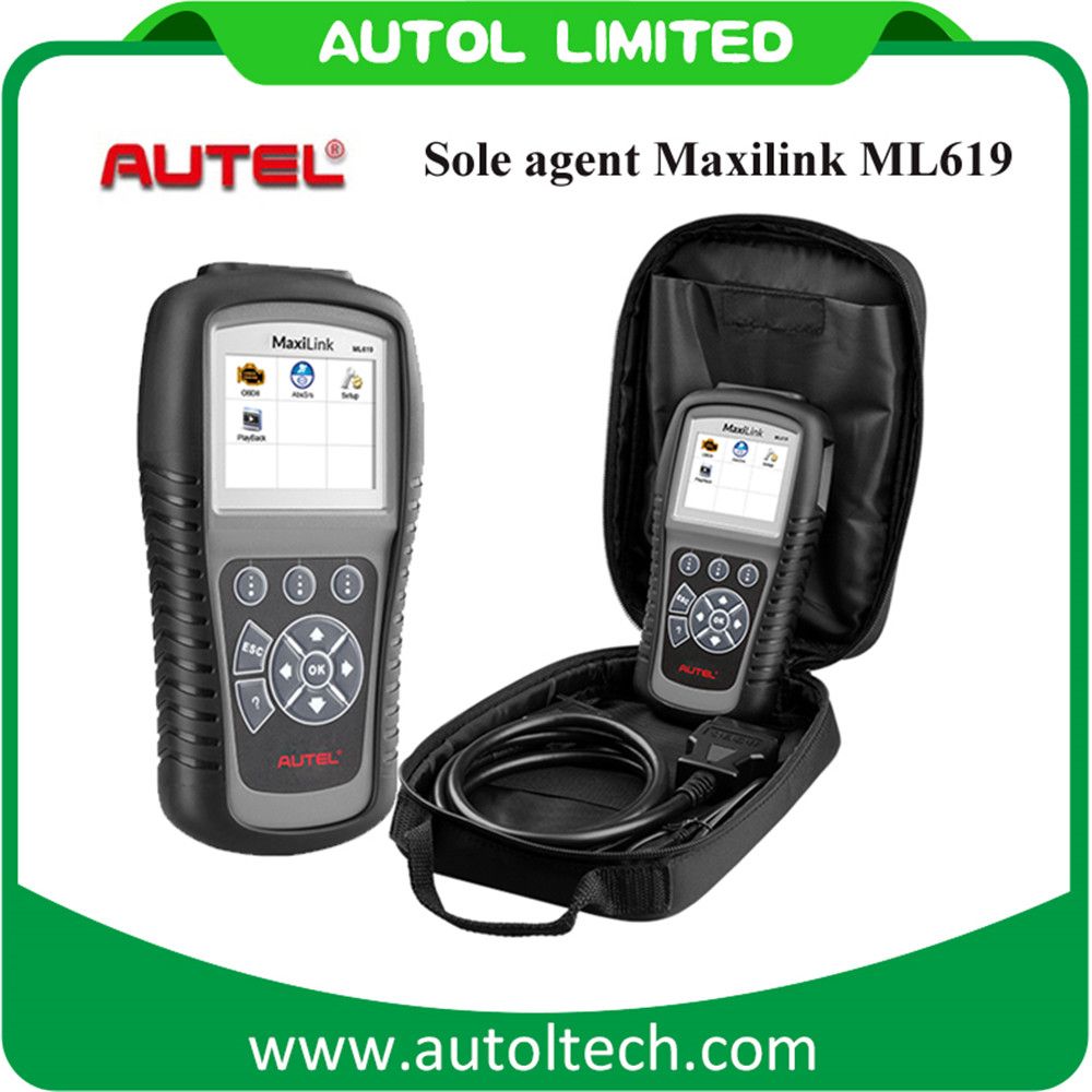100% Original New Autel Maxilink Ml619 High Quality OBD Diagnostic Cars Autel Al619 Maxilink Ml619 OBD Scanner