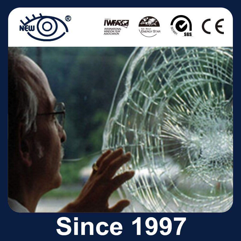 4mil Anti-Explosion Transparent Security & Safety Film for Glass Window