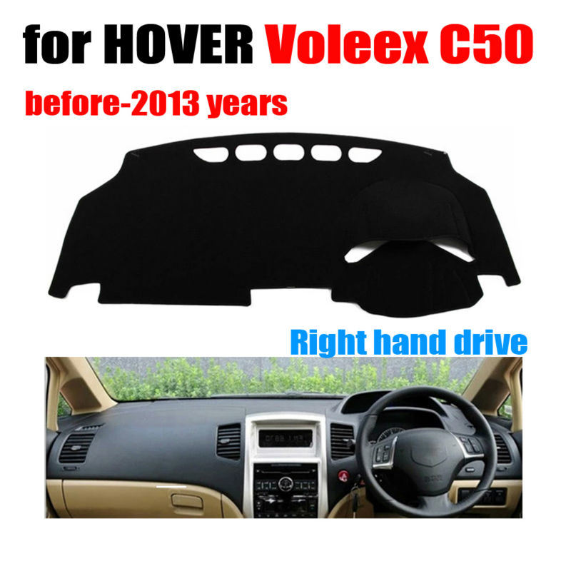 Car Dashboard Covers Mat for Hover Old Voleex C50 Before-2013 Right Hand Drive Dashmat Pad Dash Cover Auto Dashboard Accessories