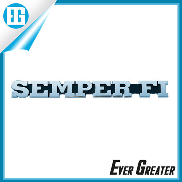 Customzed Chrome Name Badge Emblems OEM