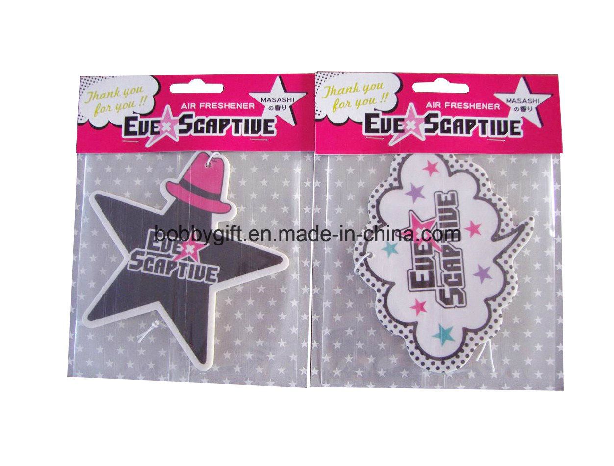 Cute Cartoon Design Paper Car Air Freshener for Sales