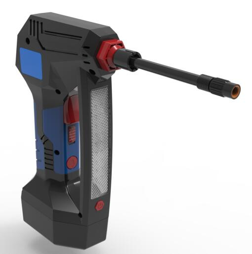Cordless Portable Air Compressor Digital Pressure Gauge
