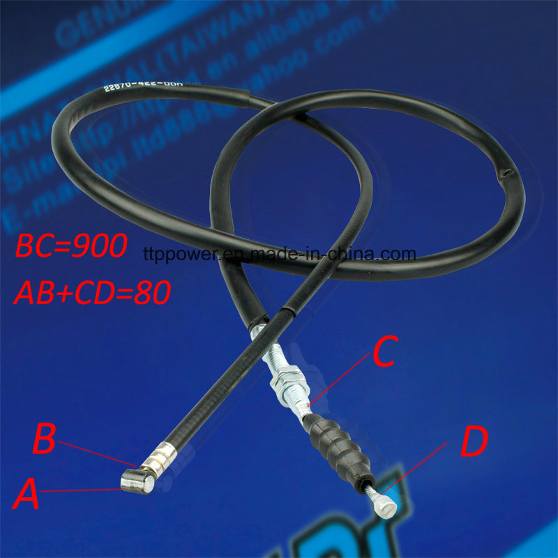 22870-422-000 Cbx Motorcycle Spare Parts Various Motorcycle Clutch Cable