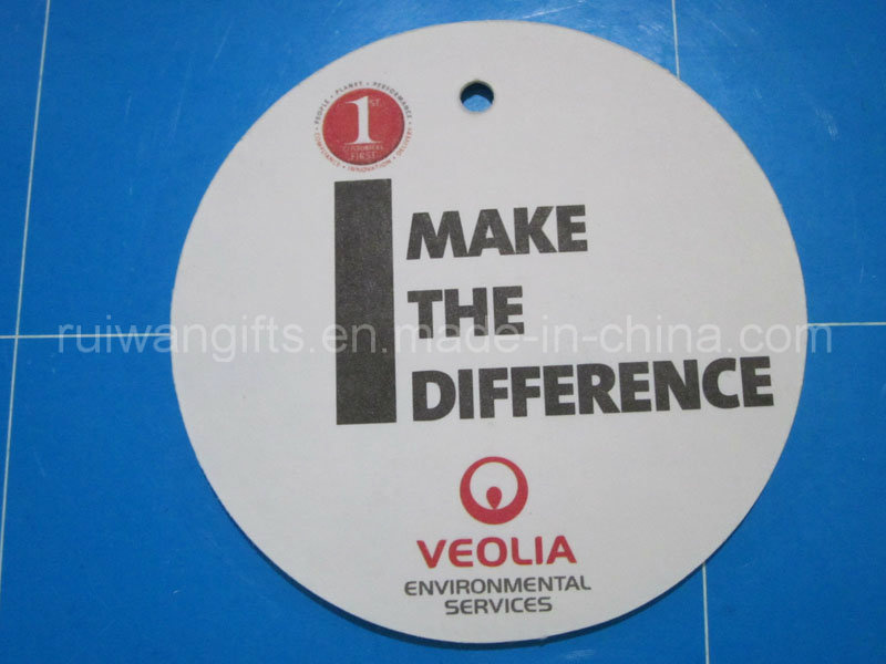 Round Shape Paper Air Freshener with Logo