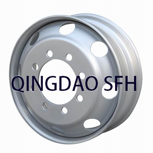 8.25X22.5 Tubeless Wheel and Steel Rim Wheel